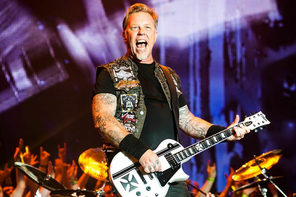 james hetfield in ear monitor